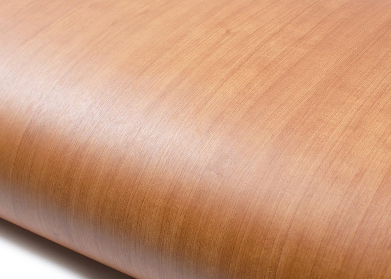 ROSEROSA Peel and Stick Premium Faux Wood Self-Adhesive Wallpaper Door Wrap Countertop Moulding Trim KW101 - Image 1